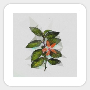 Real Floral Flower Plant 13 Sticker